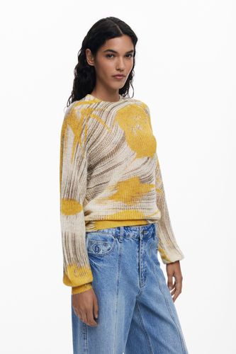 Jersey textura Arty - YELLOW - XS - Desigual - Modalova