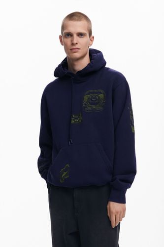 Tiger Embroidered Sweatshirt - L - Desigual - Modalova