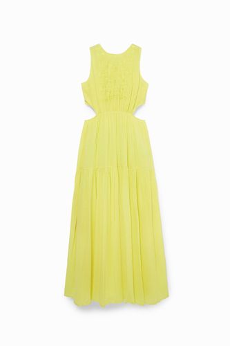 Vestido cut-out amarillo - M - Desigual - Modalova