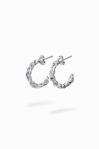 Zalio silver-plated hoop earrings - - U - Desigual - Modalova