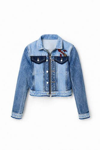 Chaqueta corta vaquera trucker - - XS - Desigual - Modalova