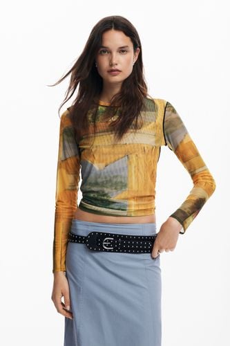 Arty T-shirt - YELLOW - S - Desigual - Modalova