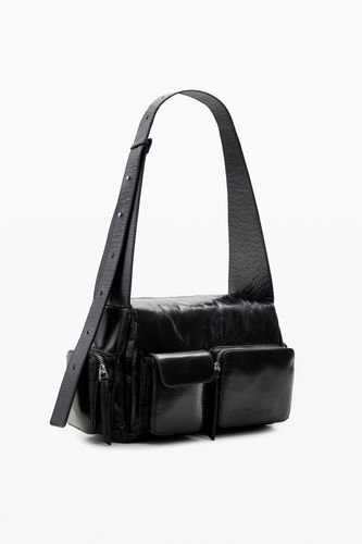 Bolso piel M bolsillos - BLACK - U - Desigual - Modalova