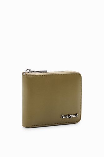 M padded leather wallet - GREEN - U - Desigual - Modalova