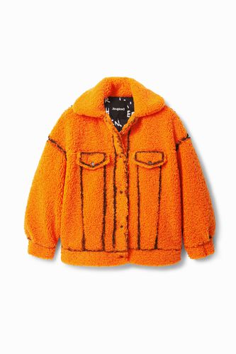 Arty fleece jacket - RED - L - Desigual - Modalova