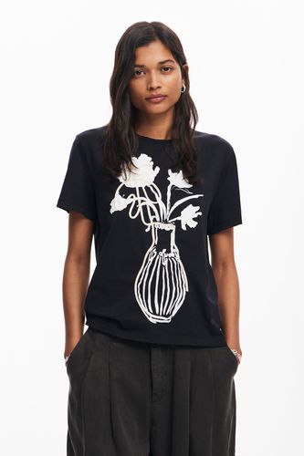 Plain vase T-shirt - BLACK - XS - Desigual - Modalova
