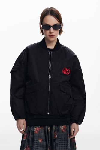 Cherry bomber jacket - BLACK - S - Desigual - Modalova