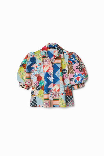 Johnson Hartig patchwork shirt - - L - Desigual - Modalova