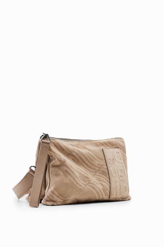 Small leather logo crossbody bag - - U - Desigual - Modalova