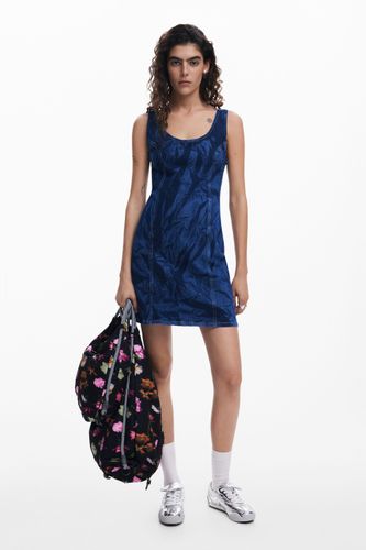 Vestido denim estampado - BLUE - L - Desigual - Modalova