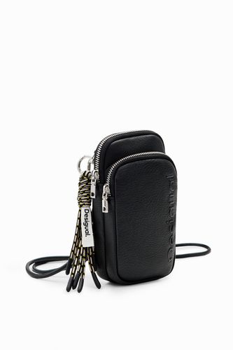 Leather-effect wallet phone pouch - - U - Desigual - Modalova