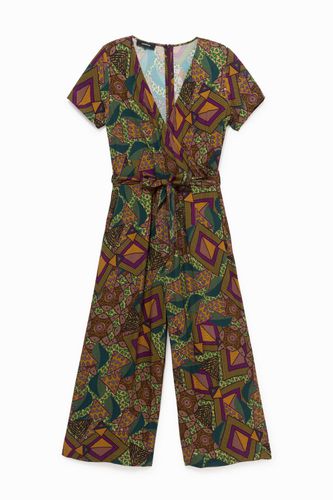 African geometric print jumpsuit - - M - Desigual - Modalova