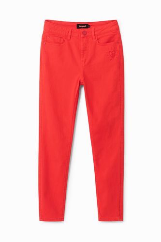 Skinny cropped jeans - RED - 34 - Desigual - Modalova