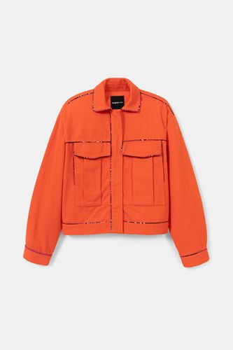 Jacket printed piping - RED - L - Desigual - Modalova