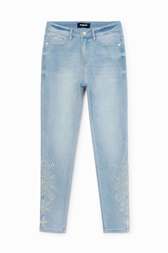 Skinny jeans cropped - BLUE - 26 - Desigual - Modalova