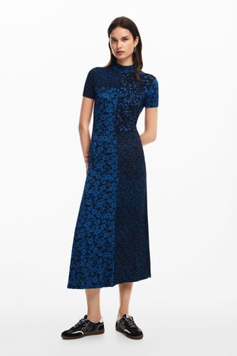 Floral midi dress - BLUE - XS - Desigual - Modalova