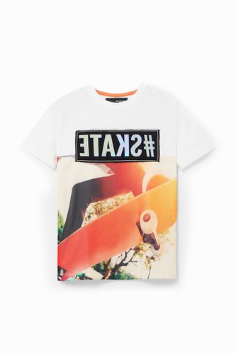 Camiseta skate 100% algodón - Desigual - Modalova