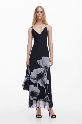 Long poppy dress - BLACK - L - Desigual - Modalova