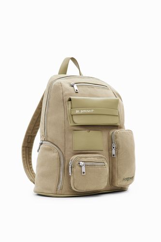 L canvas pockets backpack - - U - Desigual - Modalova