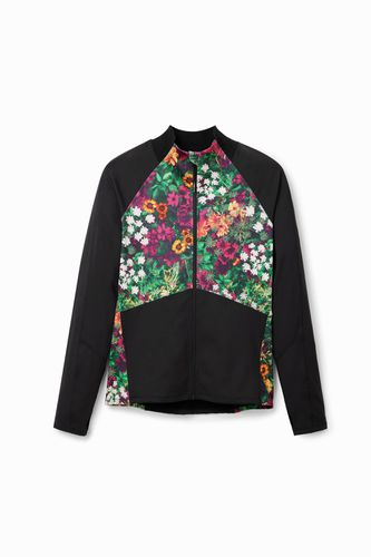 Floral slim sport jacket - - L - Desigual - Modalova