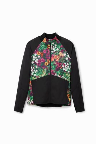 Floral slim sport jacket - - M - Desigual - Modalova