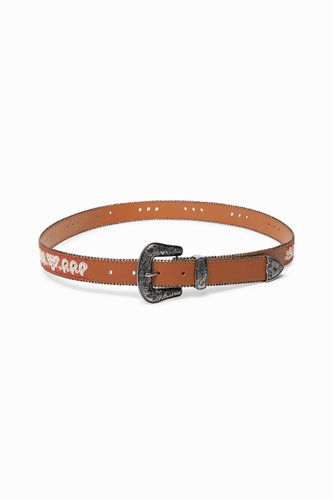Cowboy faux leather belt - - 85 - Desigual - Modalova