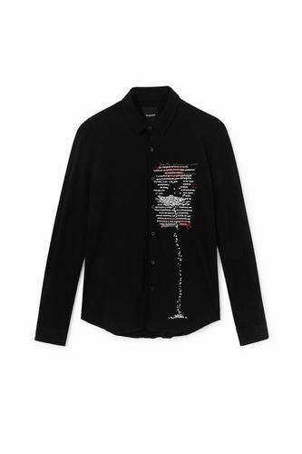 Shirt Message - BLACK - L - Desigual - Modalova