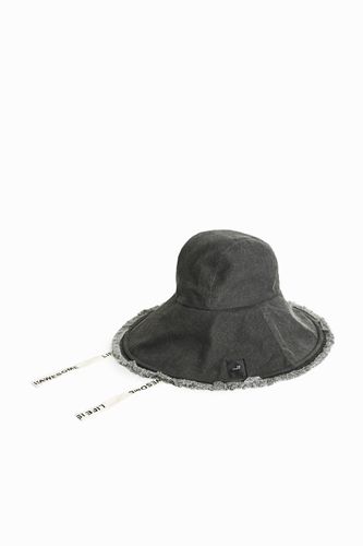 Denim wide-brim hat - BLUE - U - Desigual - Modalova