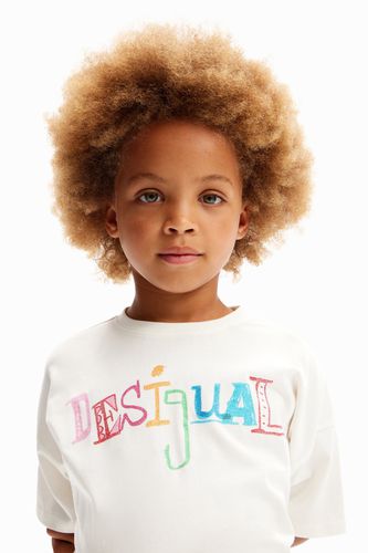 Camiseta logo multicolor - Desigual - Modalova