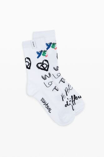 Calcetines letras logo - Desigual - Modalova