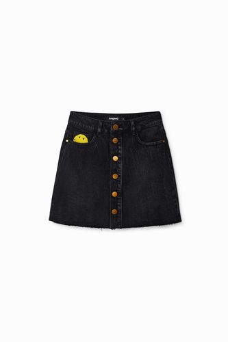 Smiley® mini skirt with buttons - - S - Desigual - Modalova