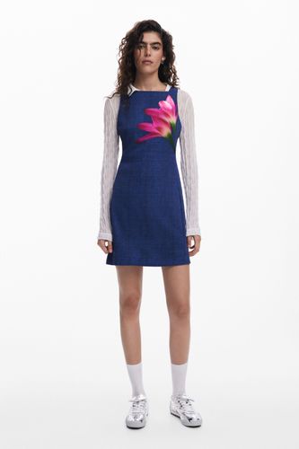 Vestido mini efecto denim - L - Desigual - Modalova