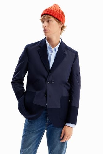 Hybrid pockets blazer - BLUE - L - Desigual - Modalova