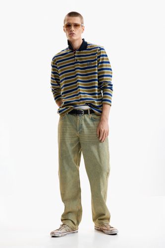 Dyed denim trousers - GREEN - 34 - Desigual - Modalova