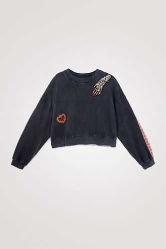 Sweatshirt plush patches - - XL - Desigual - Modalova