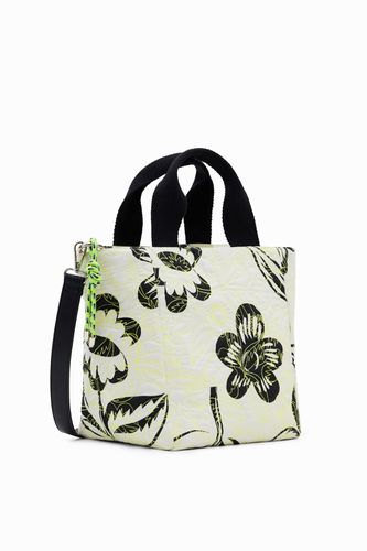 Embroidered floral bag - WHITE - U - Desigual - Modalova