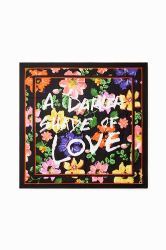 Pañuelo carré flores - U - Desigual - Modalova