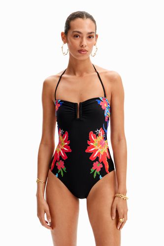 Jungle bandeau swimsuit - - XL - Desigual - Modalova
