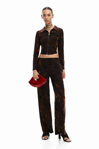 ORIENTAL LONG TROUSERS - BROWN - XS - Desigual - Modalova