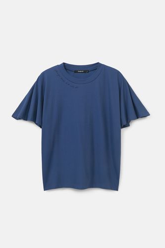 Camiseta oversize mangas volantes - Desigual - Modalova
