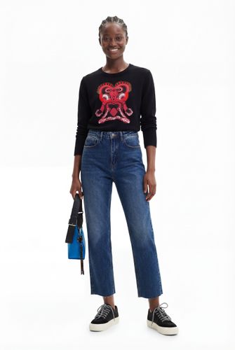 Vaqueros Straight cropped - 34 - Desigual - Modalova