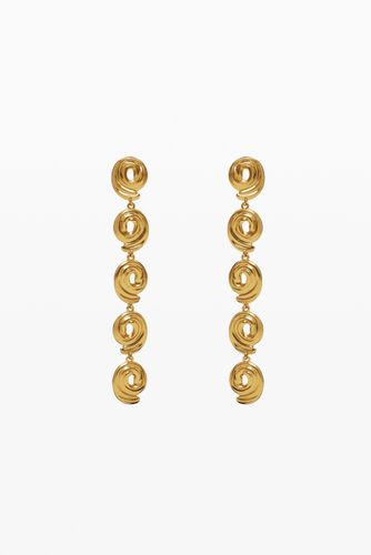 Cascade spiral earrings gold-plated Zalio - U - Desigual - Modalova