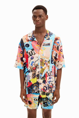 Camisa de manga corta con estampado pop - Desigual - Modalova