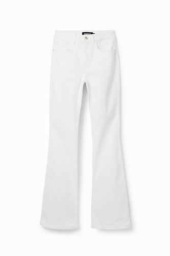 Long flare jeans - WHITE - 34 - Desigual - Modalova