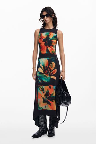 Vestido flor estampada - BLACK - M - Desigual - Modalova