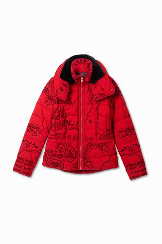 Padded turtleneck jacket - RED - 36 - Desigual - Modalova