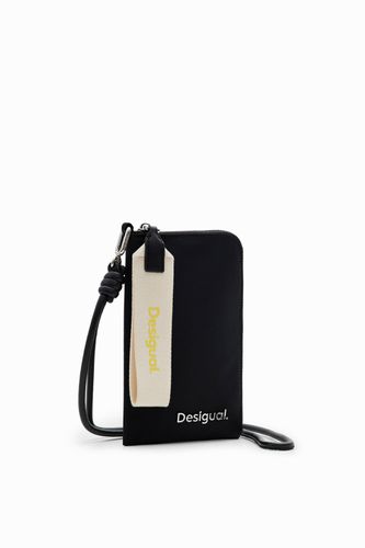 L nylon phone pouch - BLACK - U - Desigual - Modalova