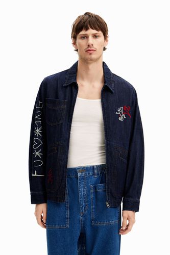 Chaqueta denim siluetas - Desigual - Modalova