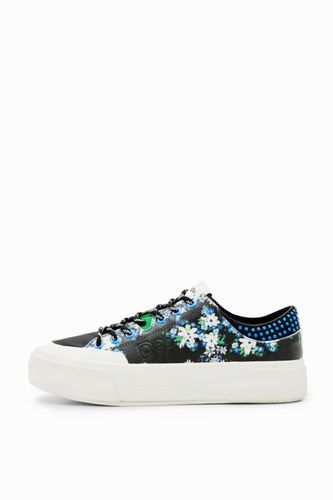 Sneakers plataforma flores - Desigual - Modalova