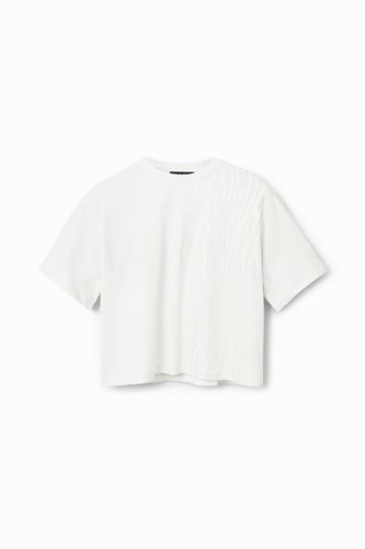 Cropped sport T-shirt - WHITE - L - Desigual - Modalova